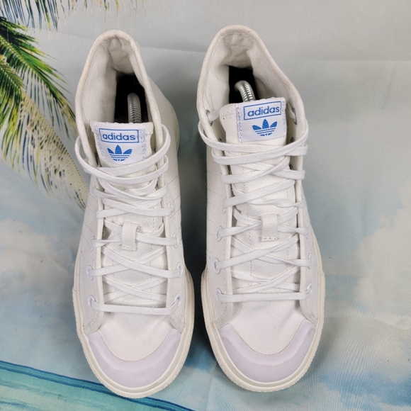 Adidas Nizza Trek White Gum Womens 6.5 - Picture 4 of 10